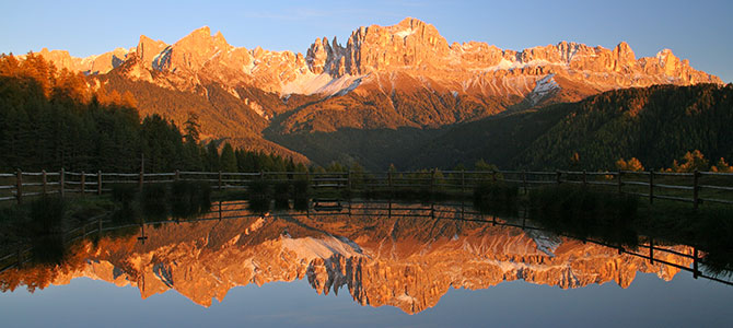 Alpenglühen Rosengarten
